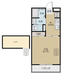 徳島駅 徒歩26分 4階の物件間取画像